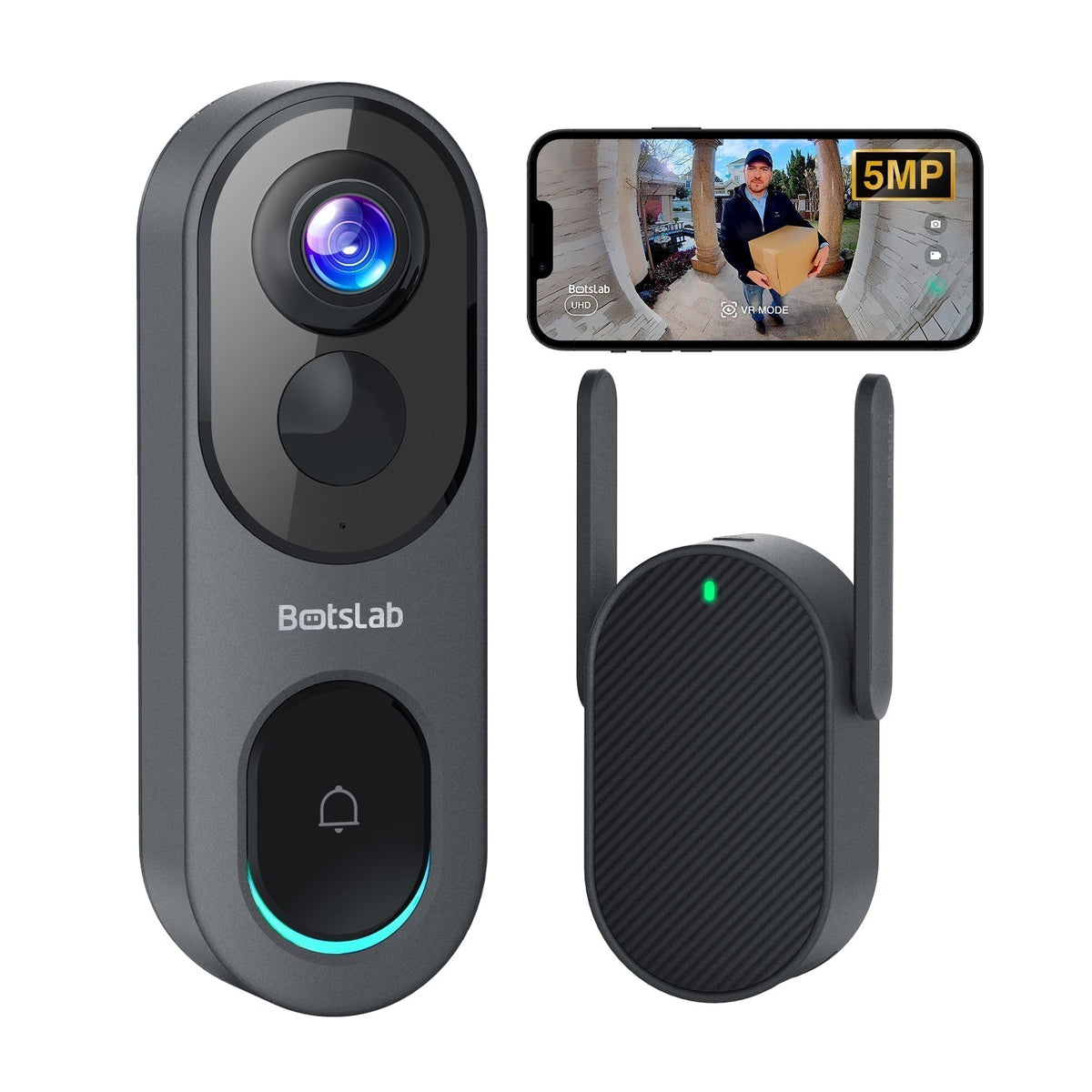Botslab Video Doorbell R811: AI Facial Recognition, Charging & Recording Guide