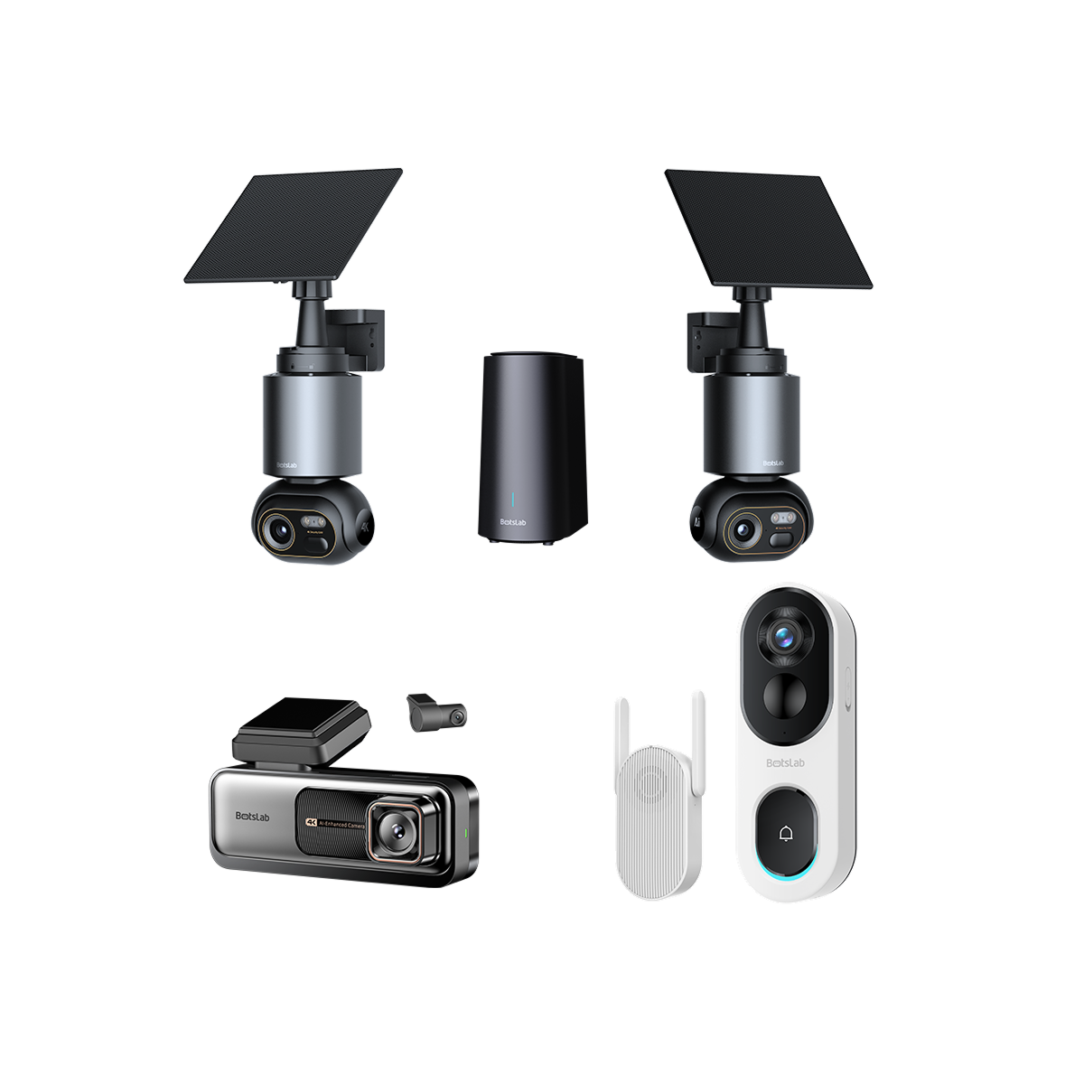 Pack de sécurité 3-en-1 Botslab — W510 (kit 2 caméras) | G980H Pro | R810 SE