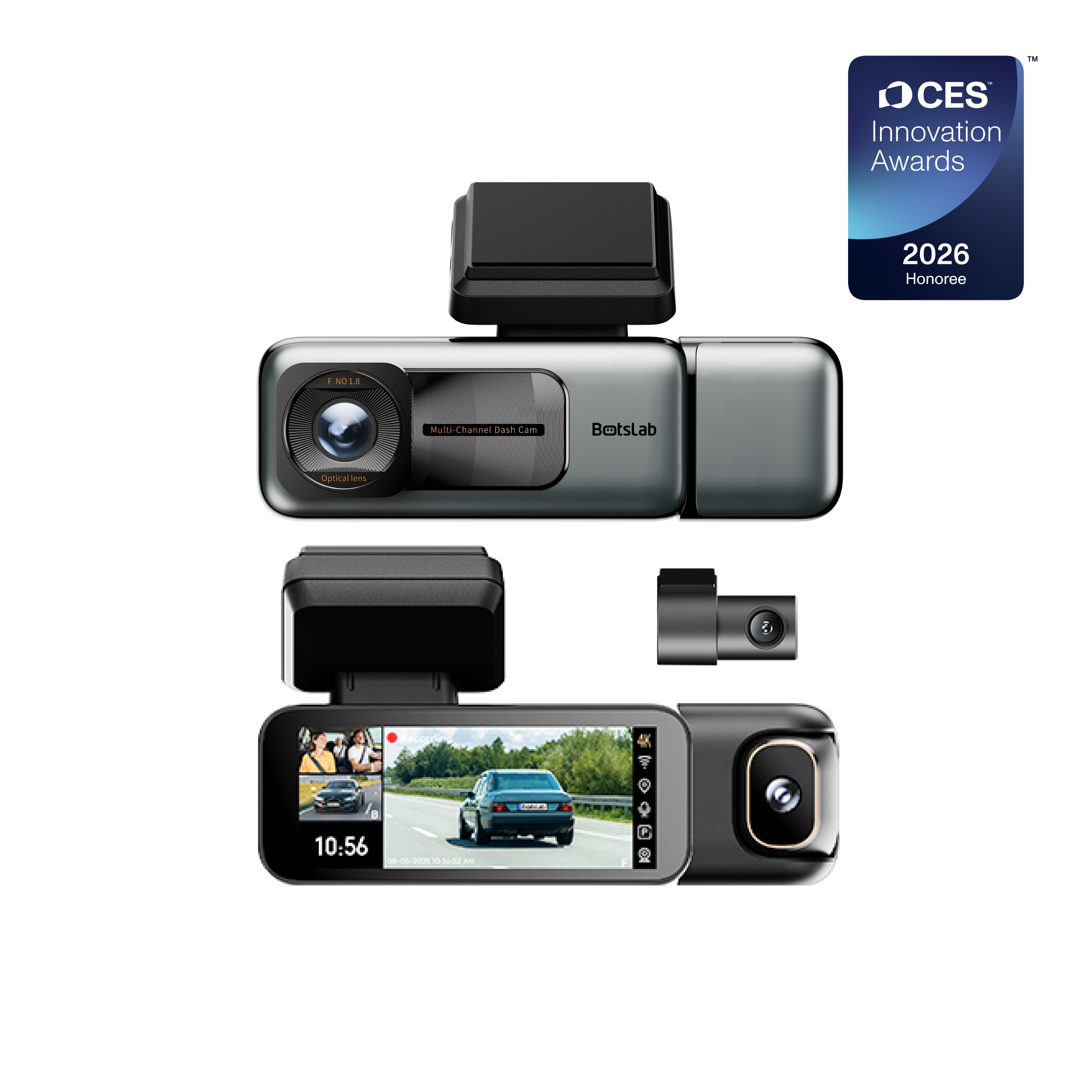 G980H 3-Camera Multi-Channel Dash Cam EU