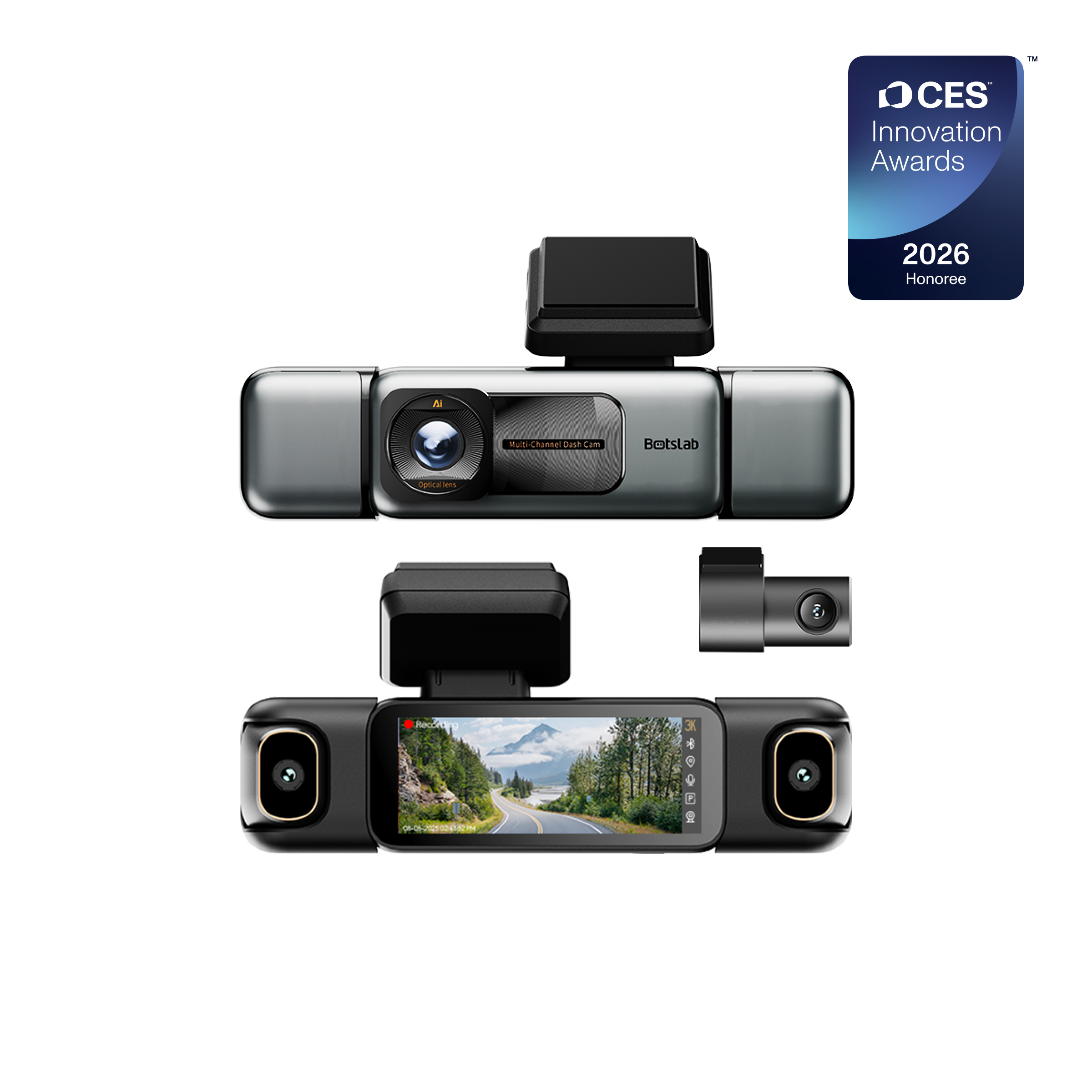Home & Drive Security Bundle: W510 Outdoor Camera + G980H 4-Channel Dash Cam