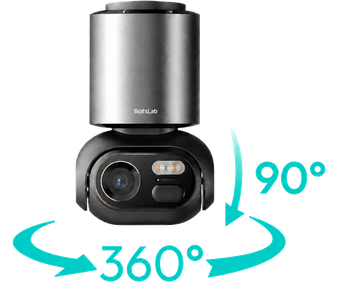 W510 Kamera mat 360° Pan a 90° Tilt