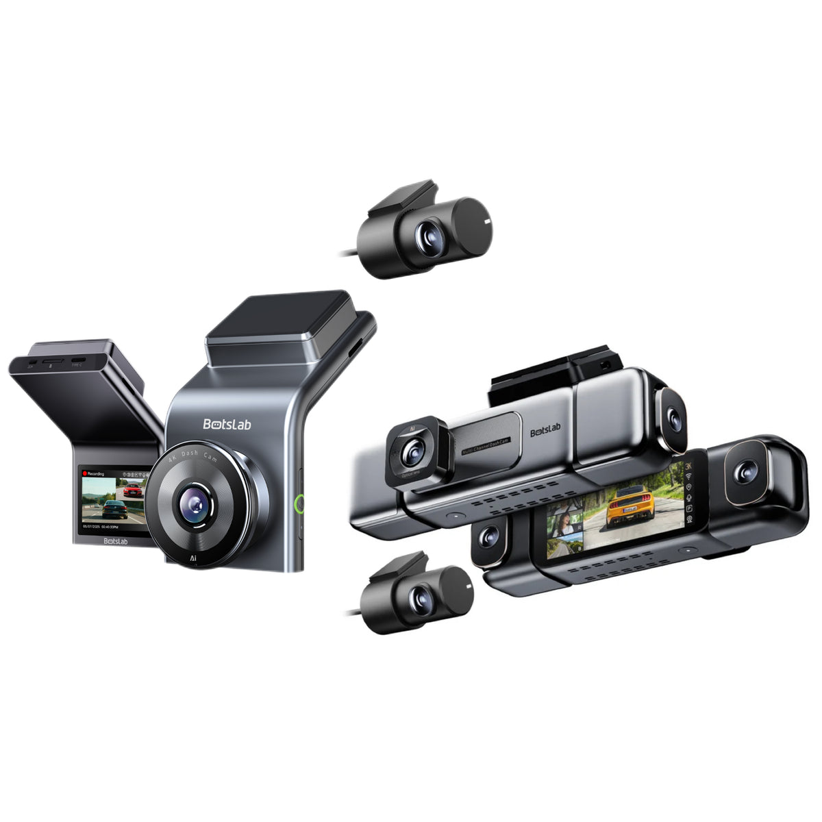 Balíček autokamer pro dvě auta: G980H se 4 kamerami + G300H Plus