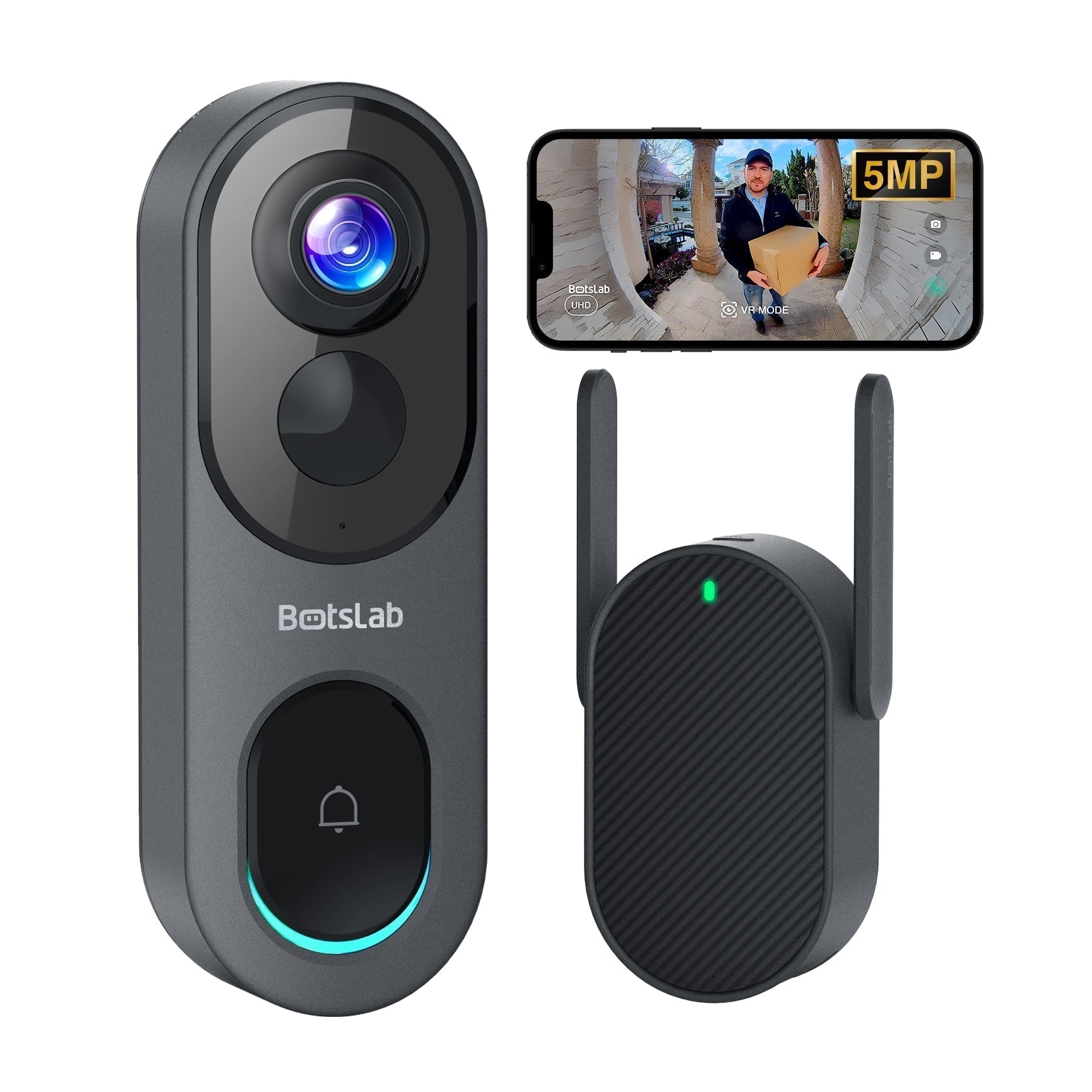 Botslab Video Doorbell R811: AI Facial Recognition, Charging & Recording Guide