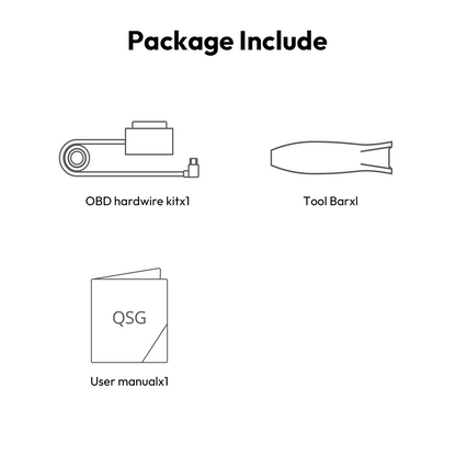 OBD Hardwire Kit for G980H Series Dash Cams