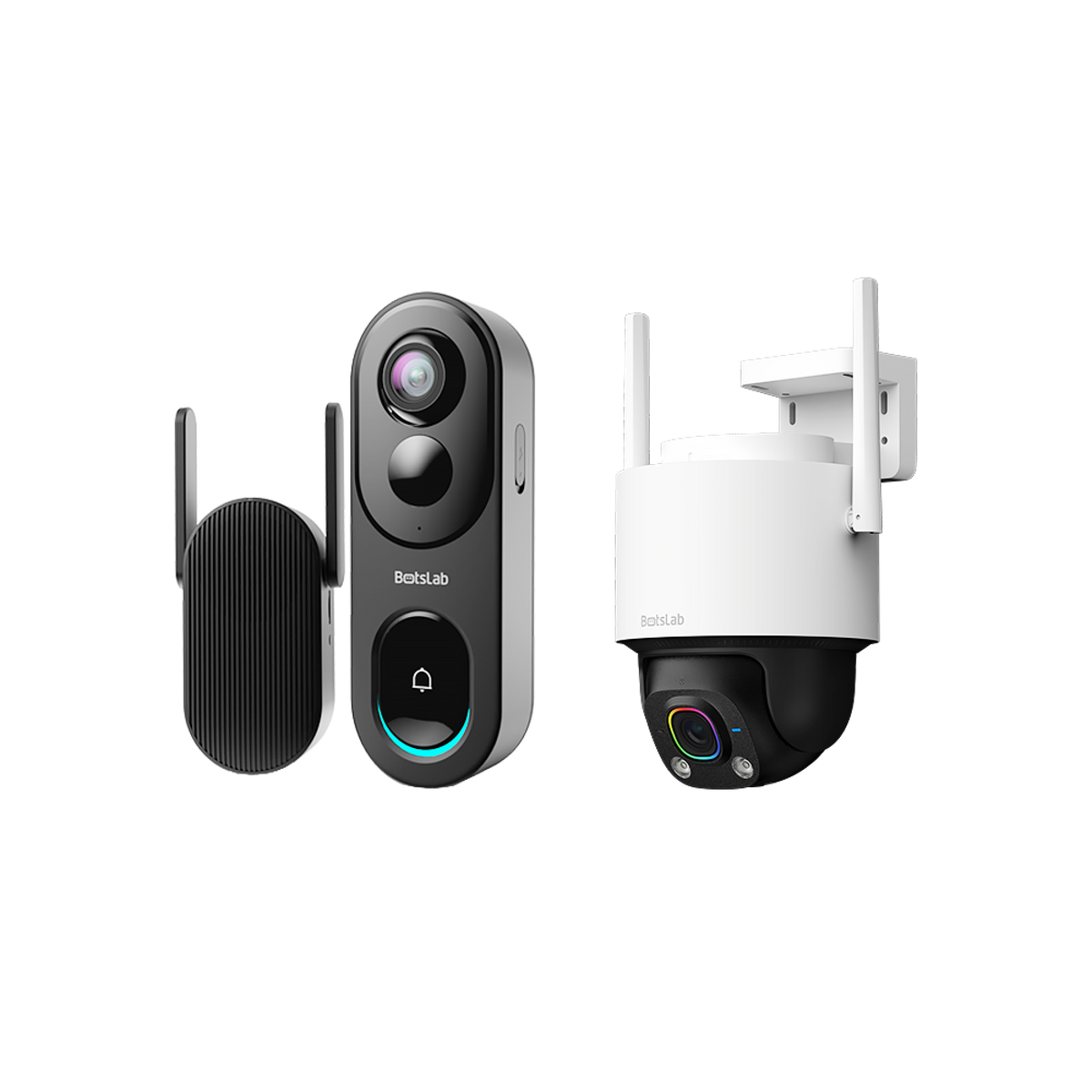 Bundle sicurezza domestica: videocamera da esterno W317 + videocitofono R810