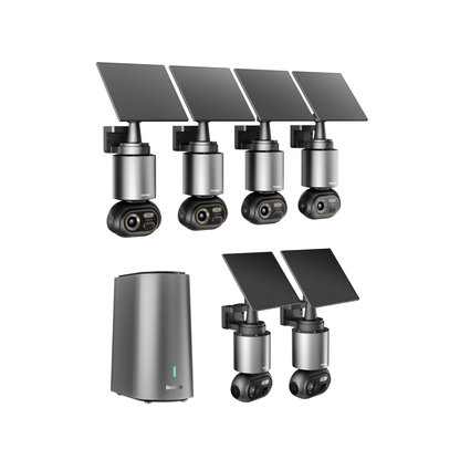 W510 4K AI Security Camera System | 6-Camera Kit