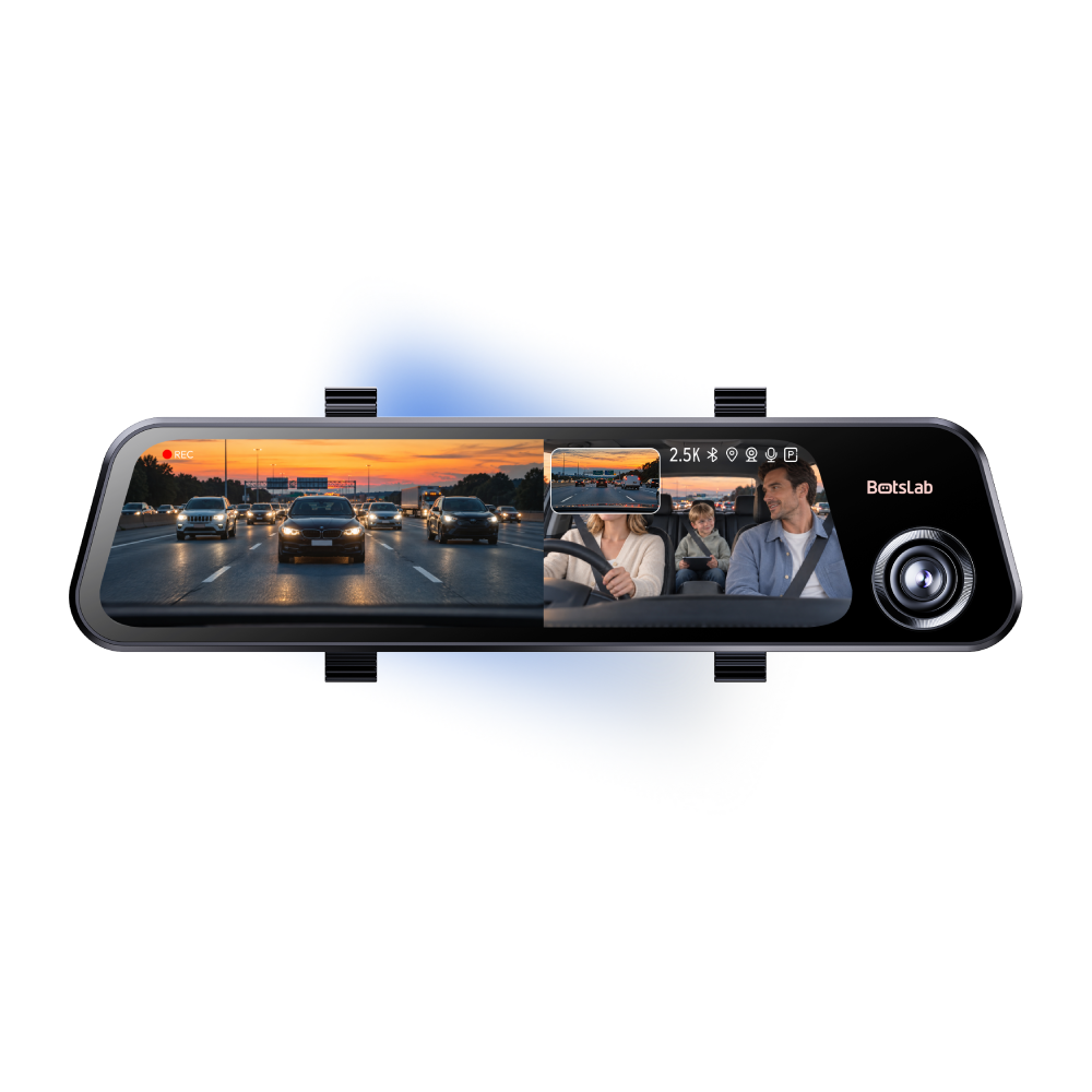Nightvue-bakspejlsdashcam NV900 (2 pakker)