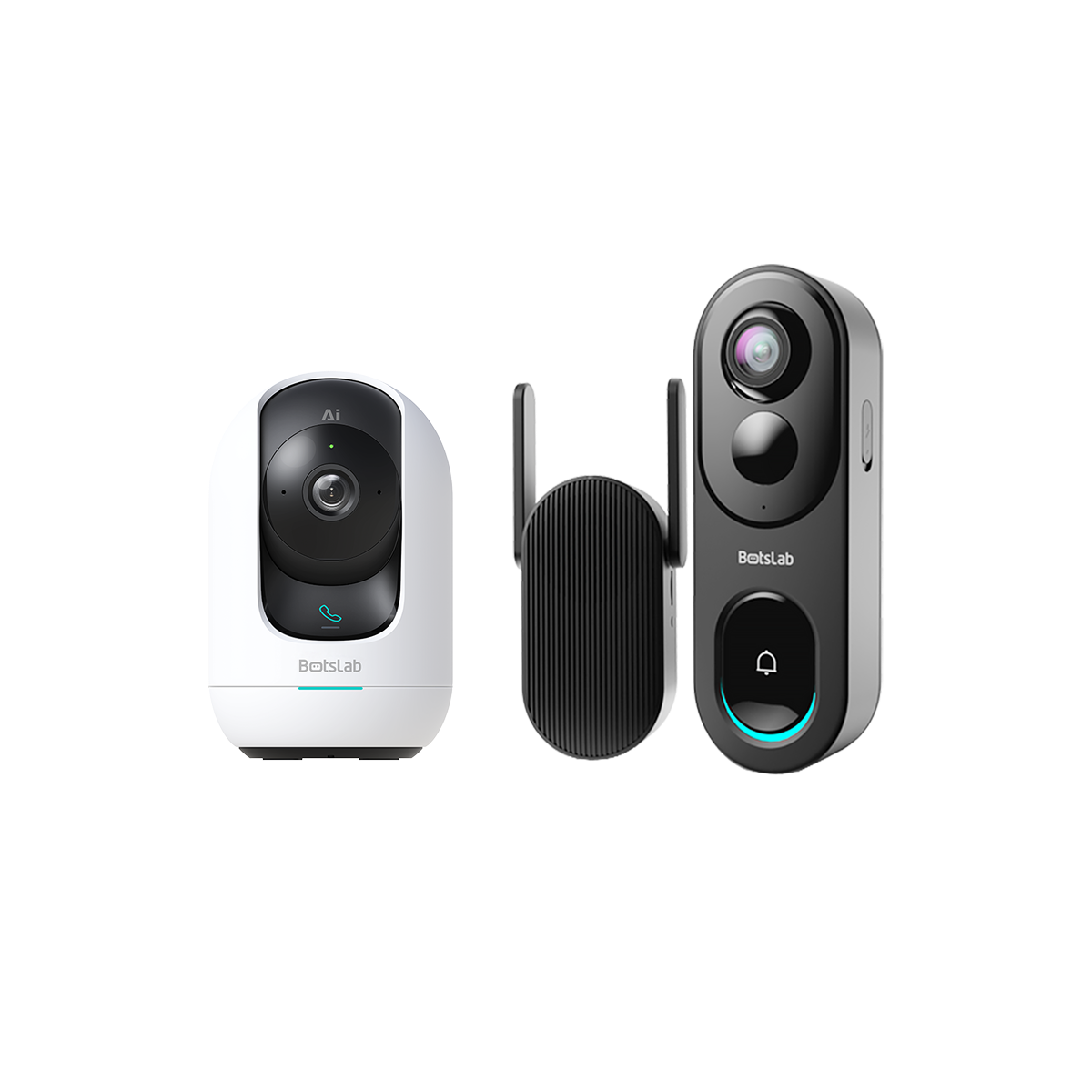 Sikkerhetspakke for hjemmet: R810-videodørklokke + C221-innendørskamera