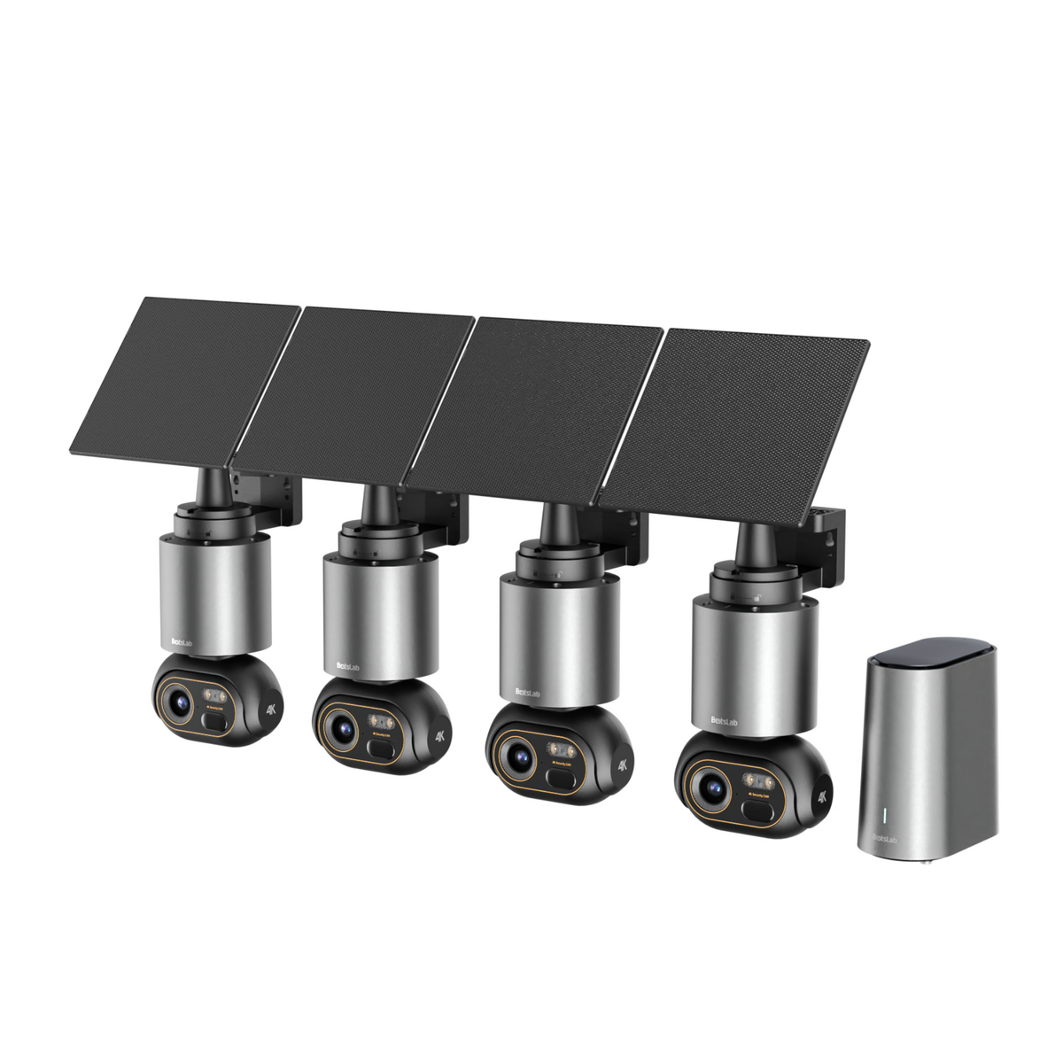 W510 4K AI-beveiligingscamerasysteem | Set met 4 camera’s