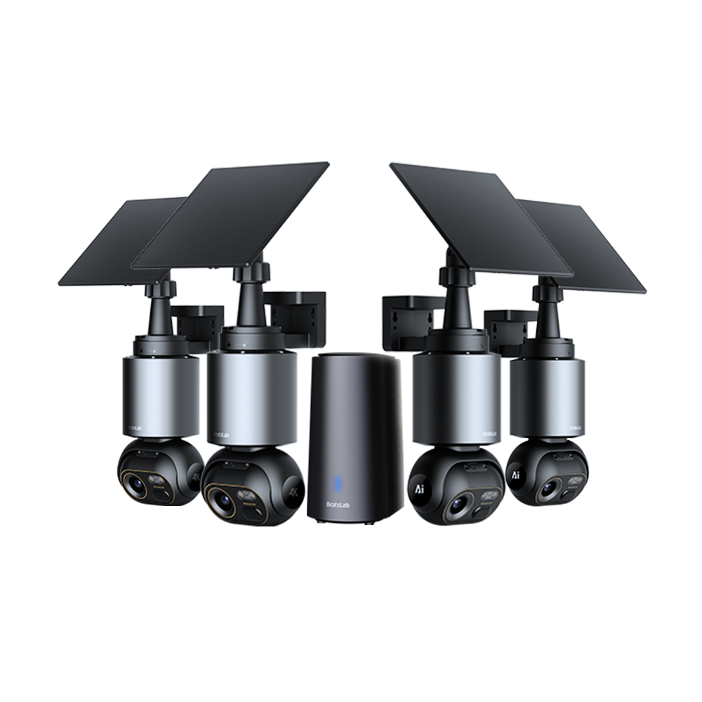 W510 4K AI-beveiligingscamerasysteem | Set met 4 camera’s